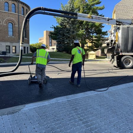 Cleaning in action Industrial Cleaning Services