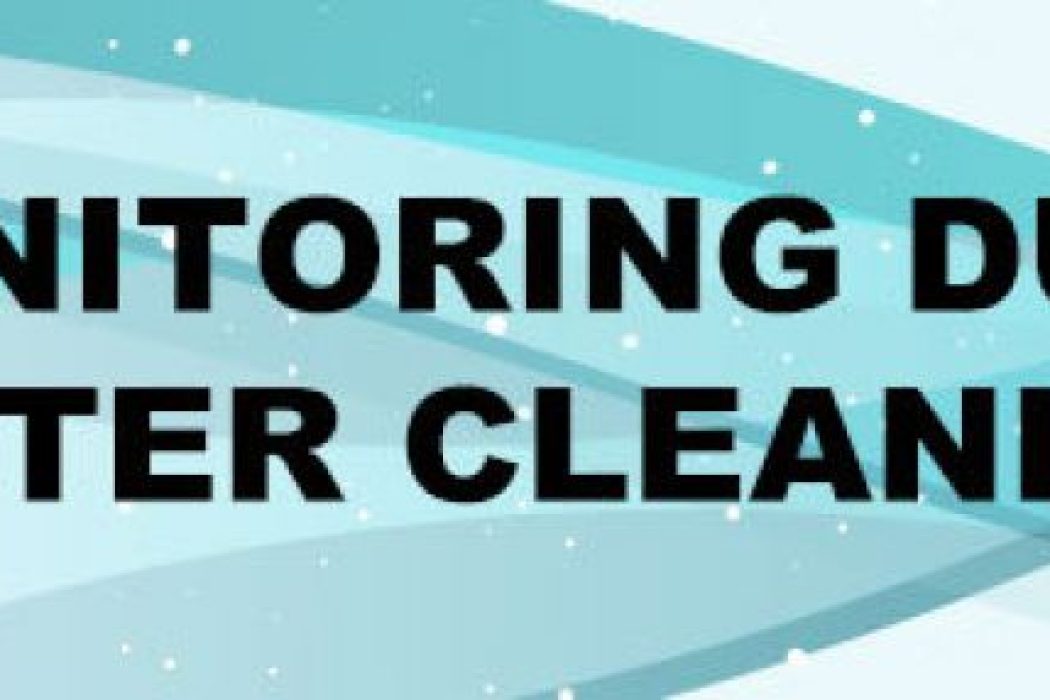 monitoring dust after cleaning